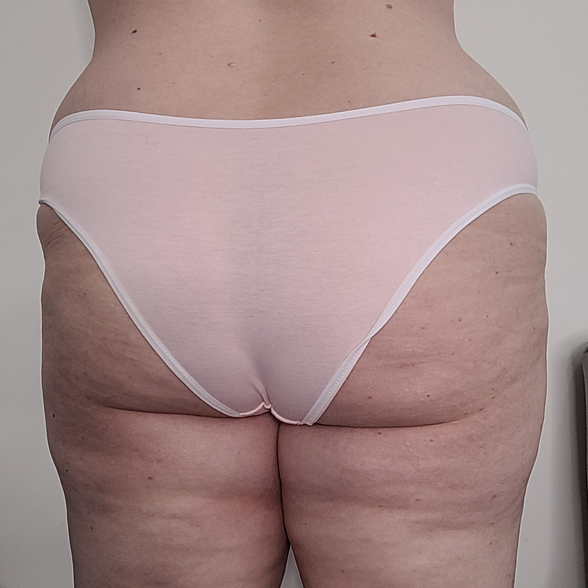 Pink and White Cotton Panties